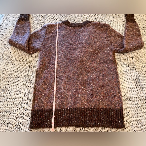 Lush Women’s Colorblock Button-down Cardigan Sweater Pink Brown Size S, NWOT - Picture 5 of 6